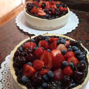 Cheesecake con frutos rojos XL