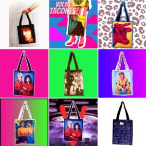 Bolsa de Gabardina tipo Tote Bag Amanda Parranda