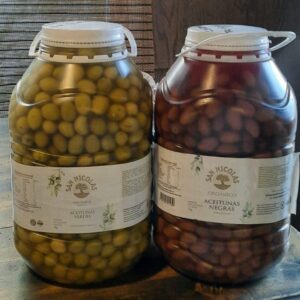 Aceitunas verdes SUELTAS San Nicolás (orgánicas) 250 gr
