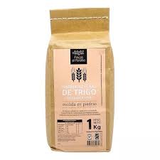 Harina de trigo integral fina Fincas el Paraíso. 1 kg