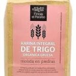 Harina de trigo integral gruesa Fincas el Paraíso. 1 kg