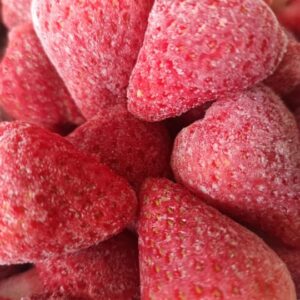 Frutillas agroecológicas congeladas