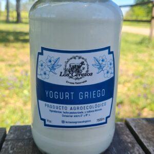 Yogur griego agroecológico. Frasco 750gr