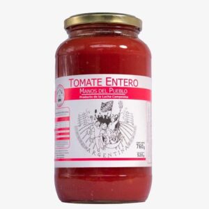 Tomate entero agroecológico Manos del Pueblo 750gr